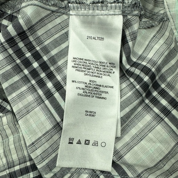 COLUMBIA‎ Womens Vented Hiking long sleeve button roll tab plaid shirt - M - Picture 10 of 12